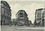 Piazza Garibaldi intorno al 1954 con le fermate del filobus linea n. 8 (Fabio Michelon)